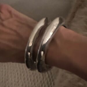 Banana Republic Shiny Silver Bracelets